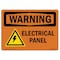 Signmission Safety Sign, OSHA WARNING, 5" Height, 7" Width, Electrical Panel, Landscape OS-WS-D-57-L-12096 - alternate 1